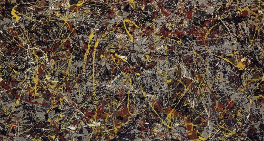 Jackson Pollock : dripping & action painting