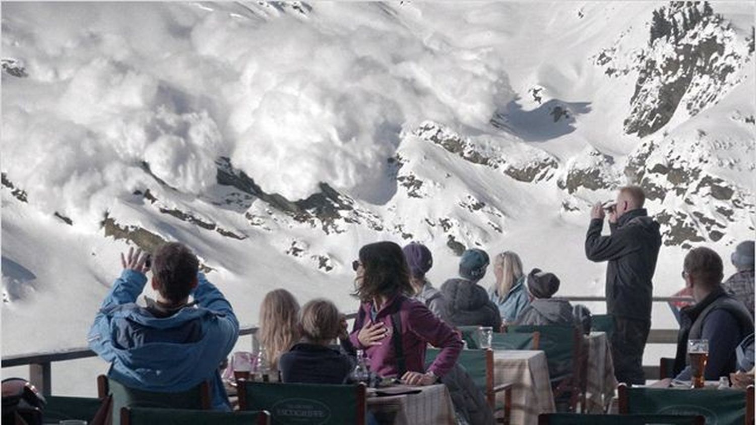 Nature humaine & nature environnementale dans "Snow Therapy" (Ruben Östlund, 2015).