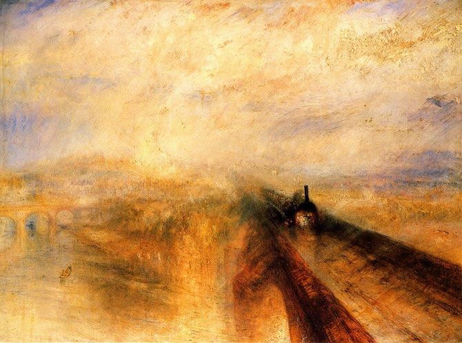 "Pluie, vapeur et vitesse", Joseph Mallord William Turner (1844) - analyse du tableau