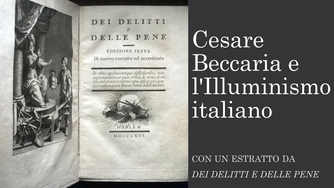 « Des délits et des peines » de Cesare Beccaria (1764)