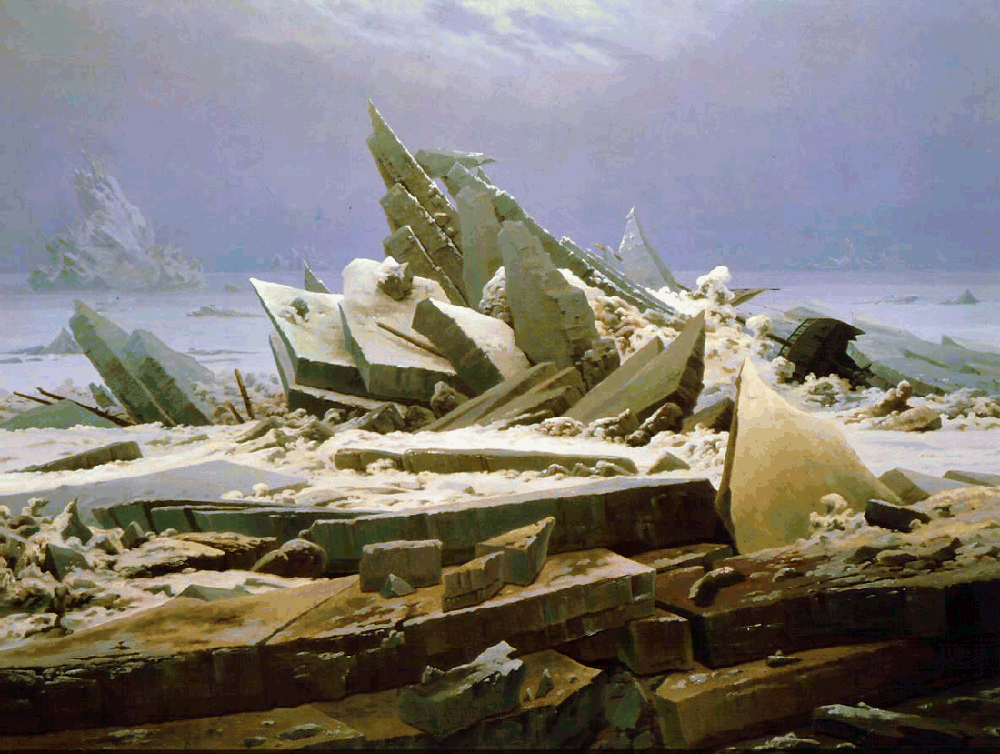 Analyse de "La mer de glace" (Caspar David Friedrich, 1824)