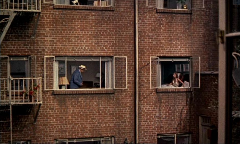 Alfred Hitchcock, "Fenêtre sur cour" ("Rear Window", 1954) et le regard sur l'espace